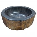 Lave-mains bois fossilisé n°11 - Taille S