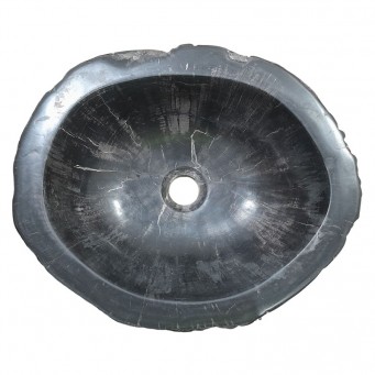 Lave-mains bois fossilisé n°11 - Taille S