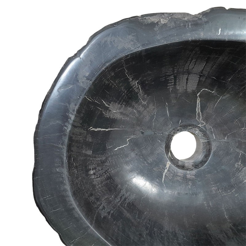 Lave-mains bois fossilisé n°11 - Taille S