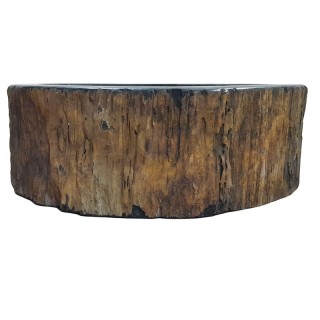 Lave-mains bois fossilisé n°11 - Taille S