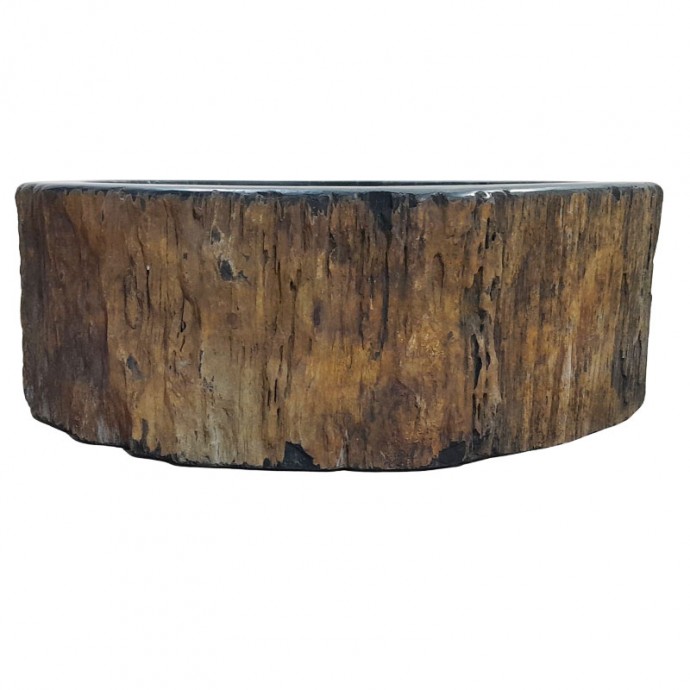 Lave-mains bois fossilisé n°11 - Taille S