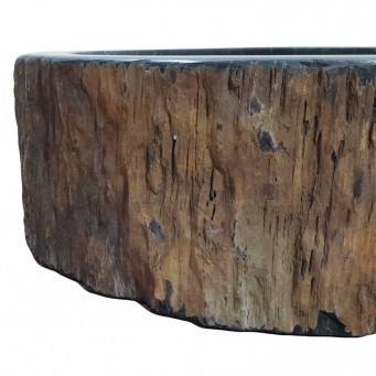 Lave-mains bois fossilisé n°11 - Taille S