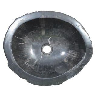 Lave-mains bois fossilisé n°12 - Taille S