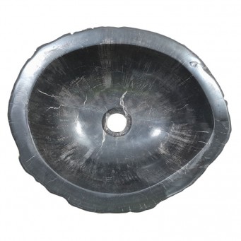 Lave-mains bois fossilisé n°12 - Taille S