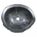 Lave-mains bois fossilisé n°12 - Taille S