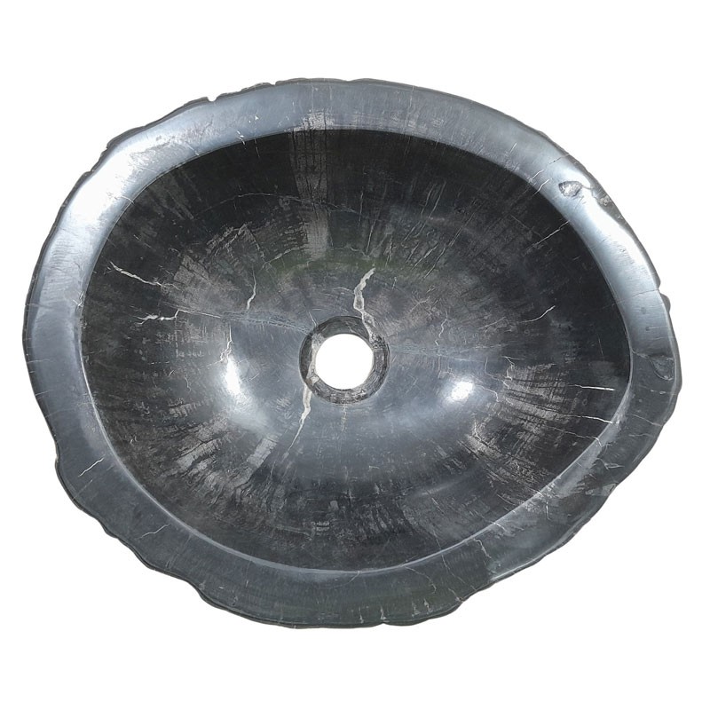 Lave-mains bois fossilisé n°12 - Taille S