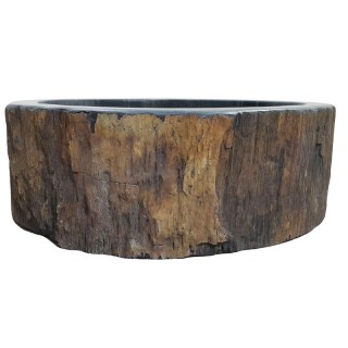 Lave-mains bois fossilisé n°12 - Taille S