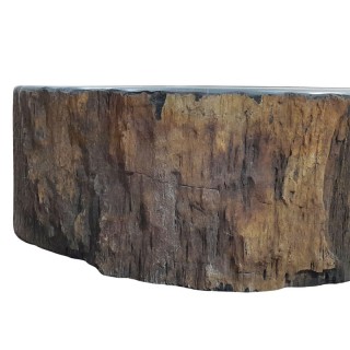 Lave-mains bois fossilisé n°12 - Taille S