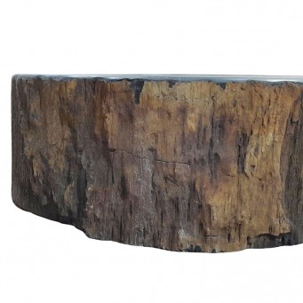 Lave-mains bois fossilisé n°12 - Taille S