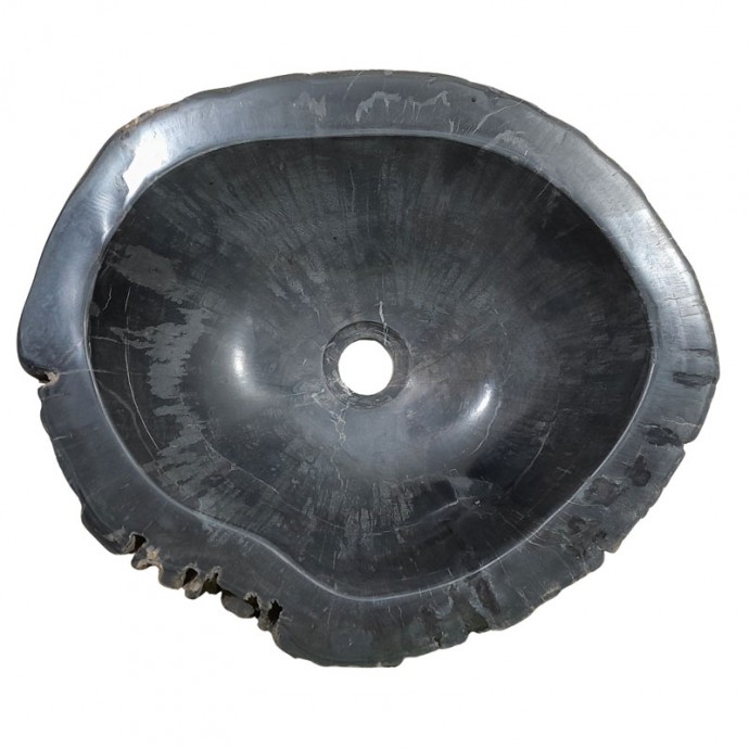 Lave-mains bois fossilisé n°13 - Taille S