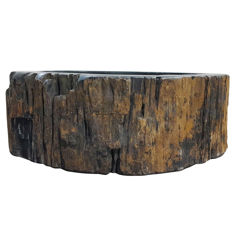 Lave-mains bois fossilisé n°13 - Taille S