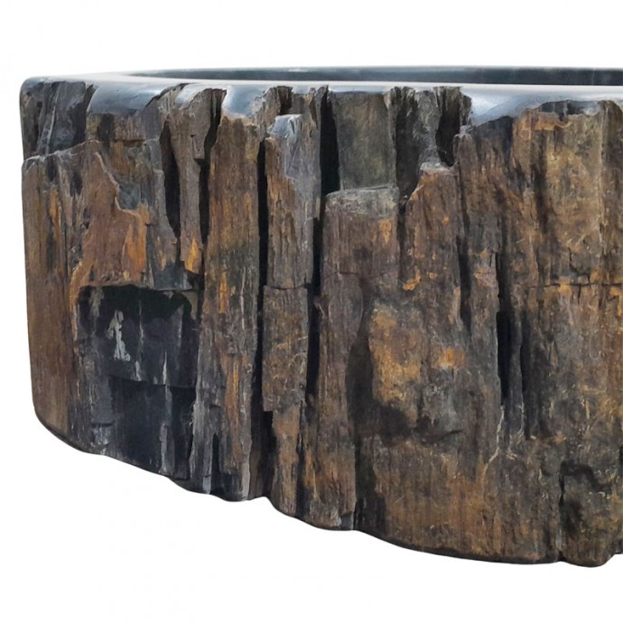 Lave-mains bois fossilisé n°13 - Taille S