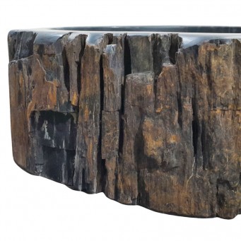 Lave-mains bois fossilisé n°13 - Taille S