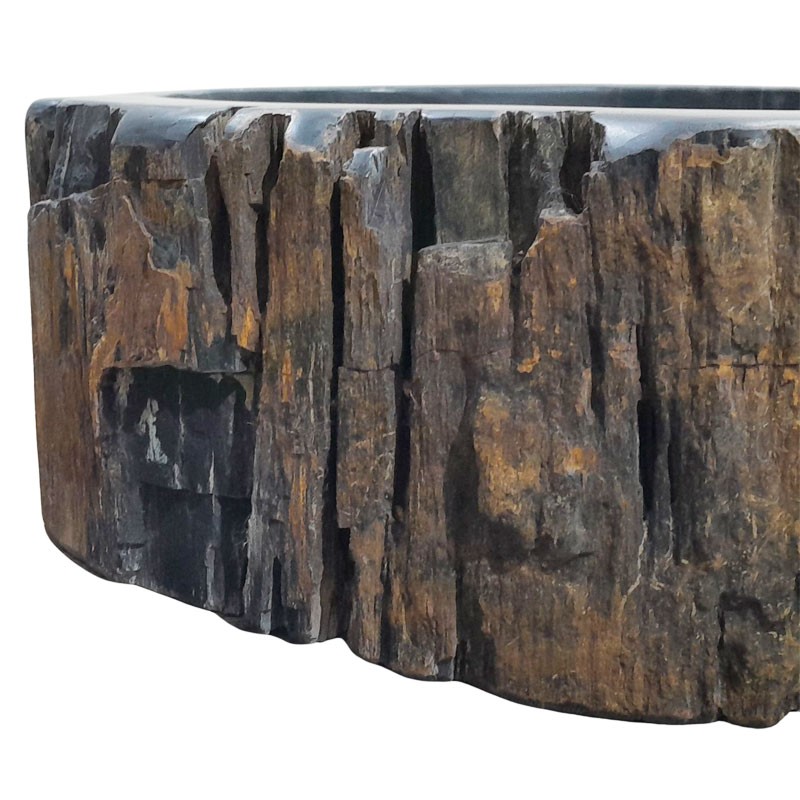 Lave-mains bois fossilisé n°13 - Taille S
