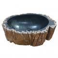 Vasque bois fossilisé n°01 - Taille M