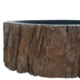 Vasque bois fossilisé n°01 - Taille M