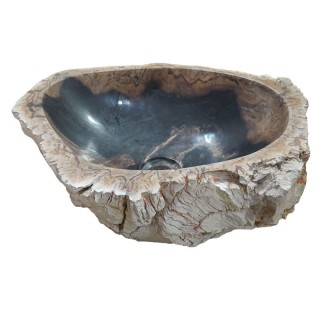 Vasque bois fossilisé n°02 - Taille M