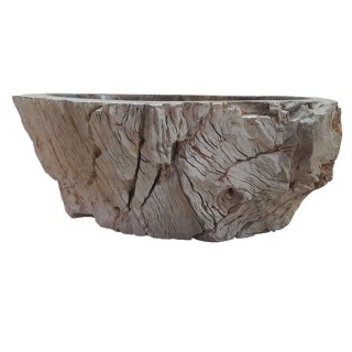 Vasque bois fossilisé n°02 - Taille M