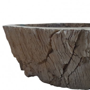 Vasque bois fossilisé n°02 - Taille M