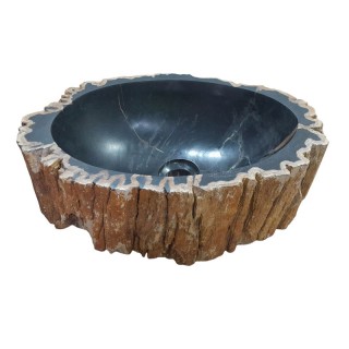Vasque bois fossilisé n°03 - Taille M