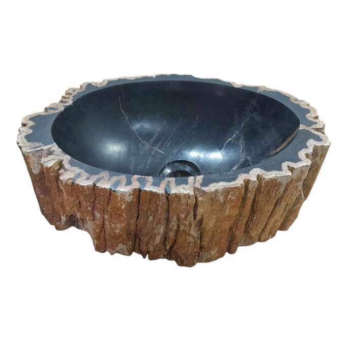 Vasque bois fossilisé n°03 - Taille M
