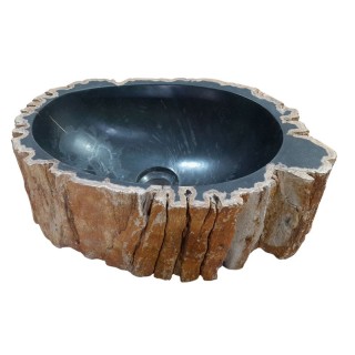 Vasque bois fossilisé n°4 - Taille M