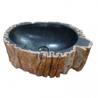Vasque bois fossilisé n°4 - Taille M