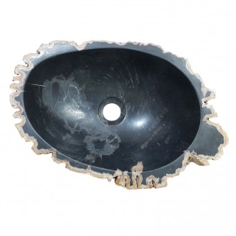 Vasque bois fossilisé n°4 - Taille M