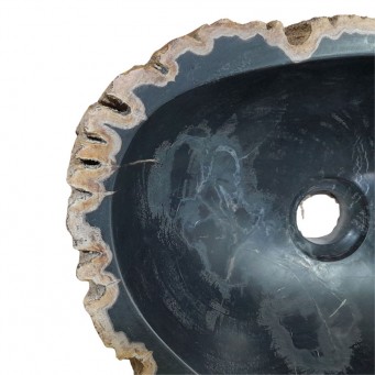 Vasque bois fossilisé n°4 - Taille M
