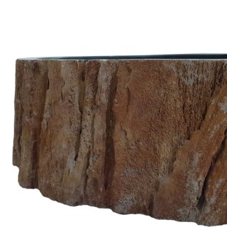 Vasque bois fossilisé n°4 - Taille M