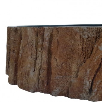 Vasque bois fossilisé n°4 - Taille M