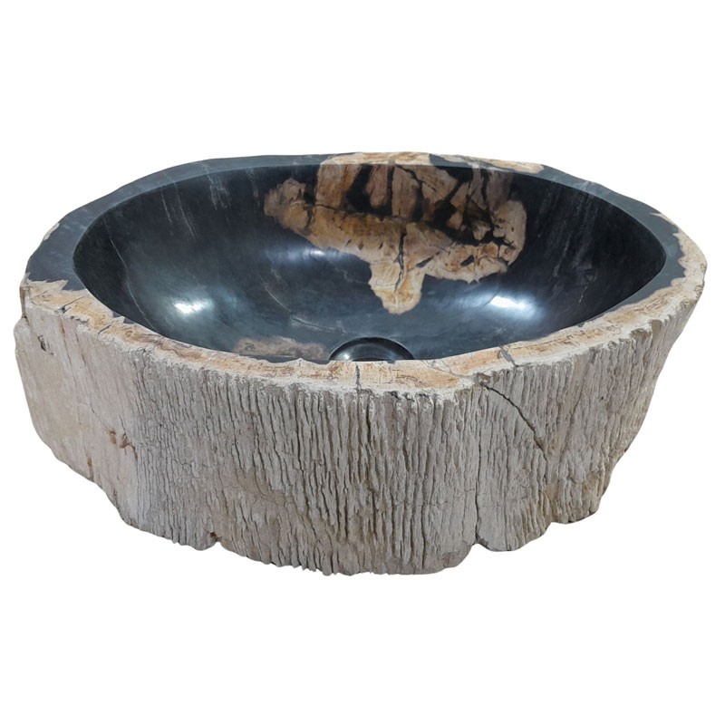 Vasque bois fossilisé n°06 - Taille M