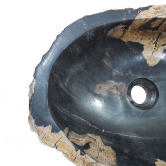 Vasque bois fossilisé n°06 - Taille M