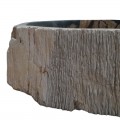 Vasque bois fossilisé n°06 - Taille M