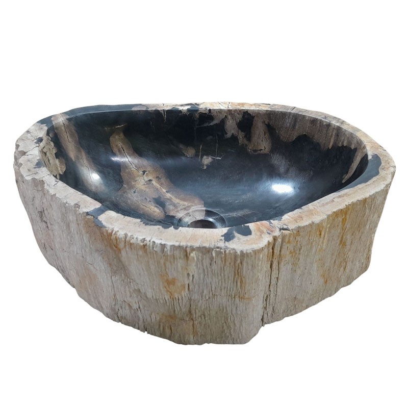 Vasque bois fossilisé n°07 - Taille M