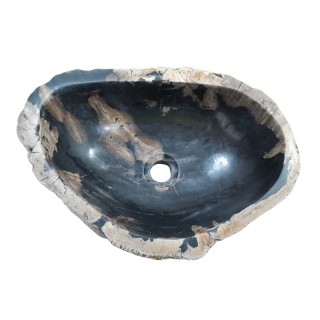 Vasque bois fossilisé n°07 - Taille M
