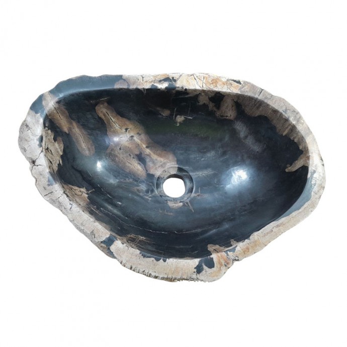 Vasque bois fossilisé n°07 - Taille M
