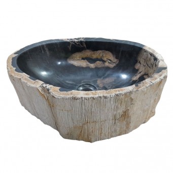 Vasque bois fossilisé n°08 - Taille M