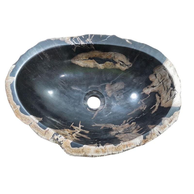 Vasque bois fossilisé n°08 - Taille M