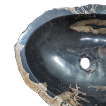 Vasque bois fossilisé n°08 - Taille M