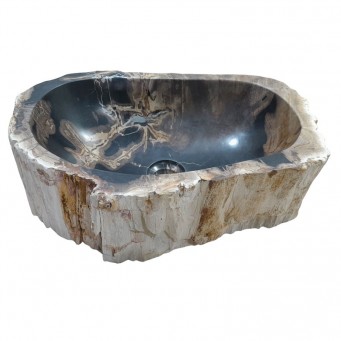 Vasque bois fossilisé n°09 - Taille M