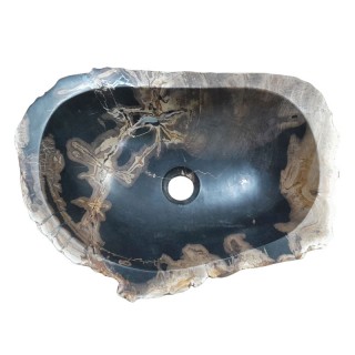 Vasque bois fossilisé n°09 - Taille M