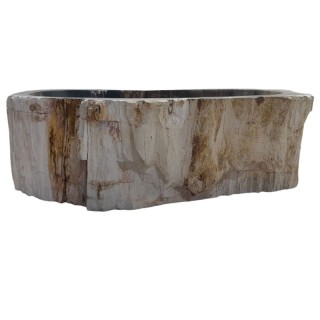 Vasque bois fossilisé n°09 - Taille M