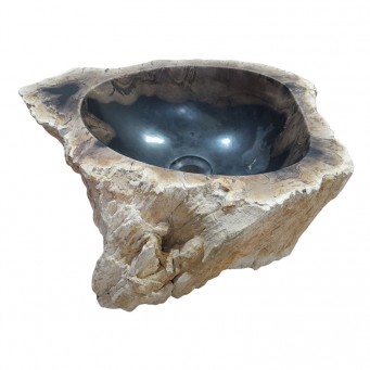 Vasque bois fossilisé n°10 - Taille M