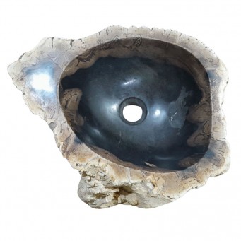 Vasque bois fossilisé n°10 - Taille M
