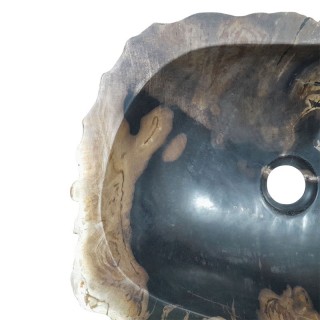 Vasque bois fossilisé n°11 - Taille M