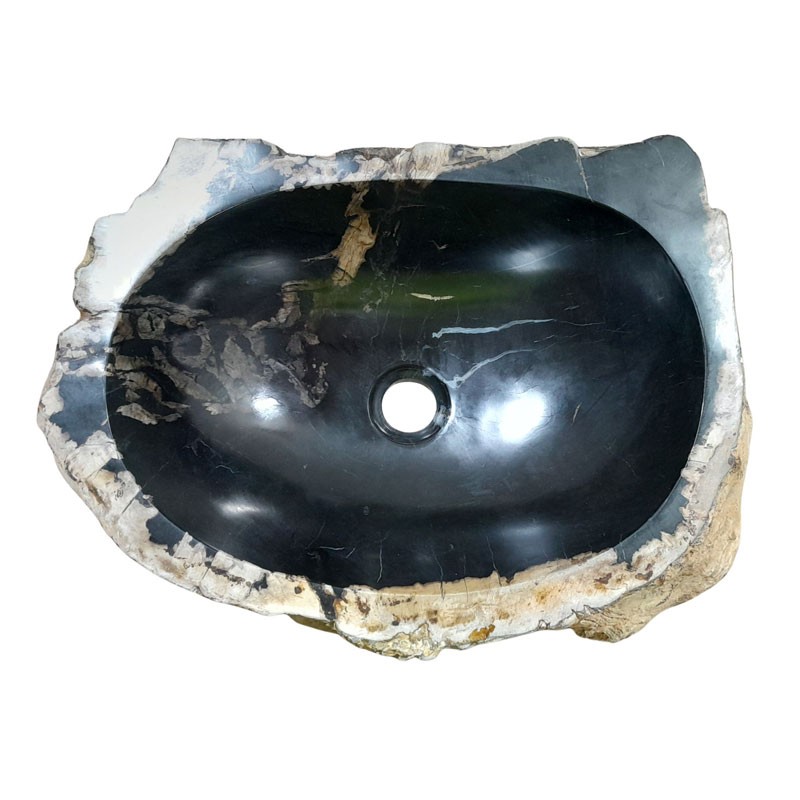 Vasque bois fossilisé n°12 - Taille M