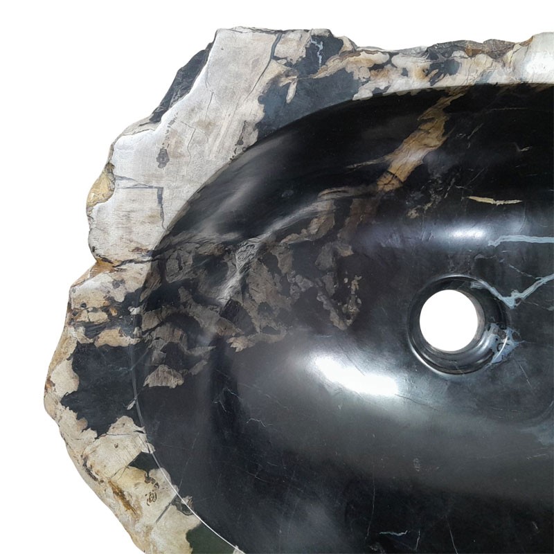 Vasque bois fossilisé n°12 - Taille M