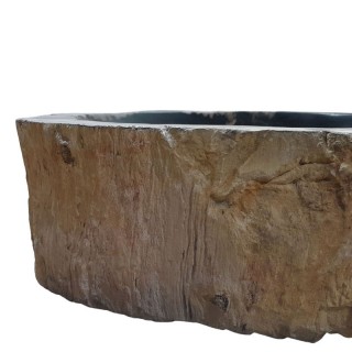Vasque bois fossilisé n°12 - Taille M