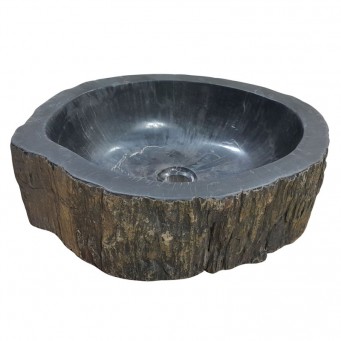 Vasque bois fossilisé n°13 - Taille M
